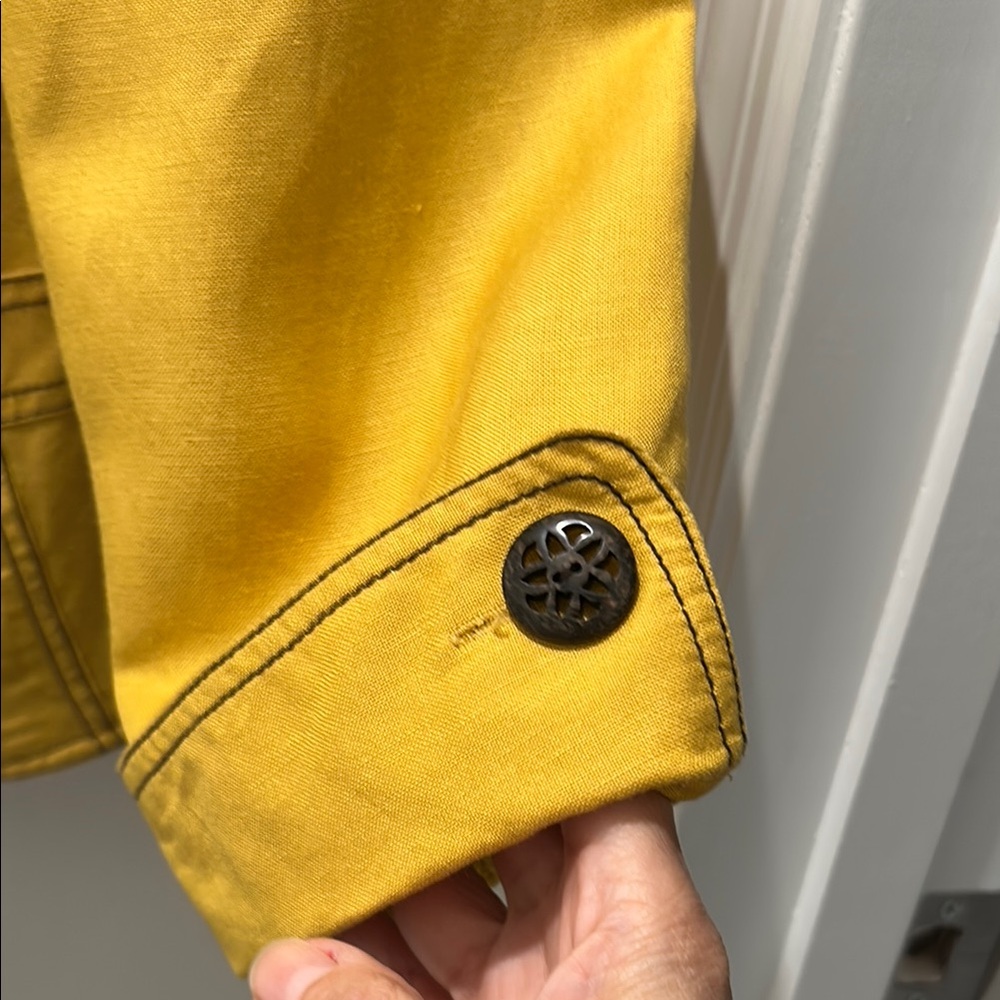 SCOTT TAYLOR Yellow Women's Jacket with pockets - Picture 6 of 9